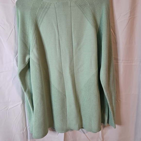 NWT Christopher & Banks Light Green Crew Neck Sweater Size XL - Picture 7 of 8